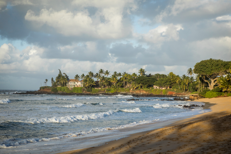 beach front view